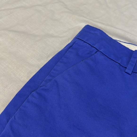 J. CREW Blue Cafe Capri Cotton Pants Size 4 - Picture 4 of 5
